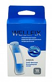 Пластырь Веллфикс (Wellfix) водонепроницаемый медицинский на полимерной основе Aqua, 15 шт, ФармЛайн Лимитед